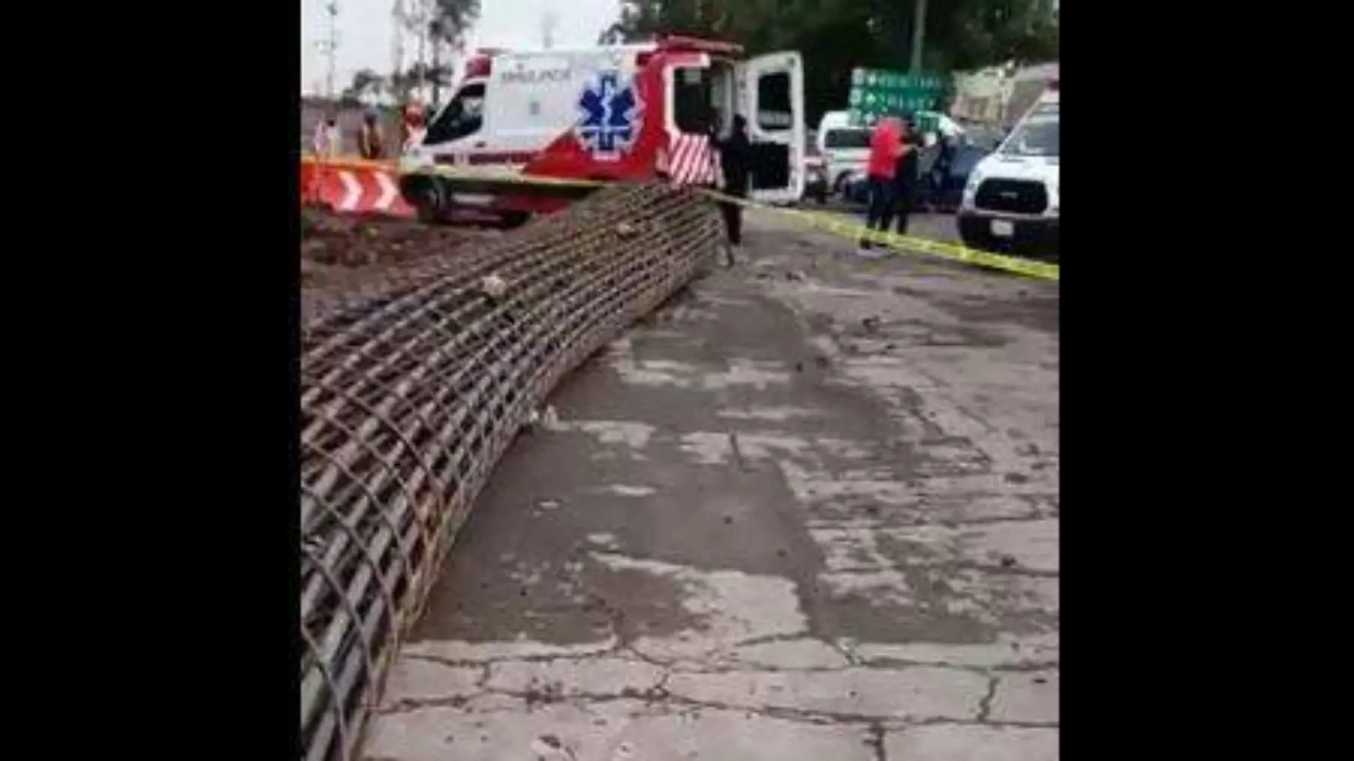 Accidente de grúa en Ecatepec